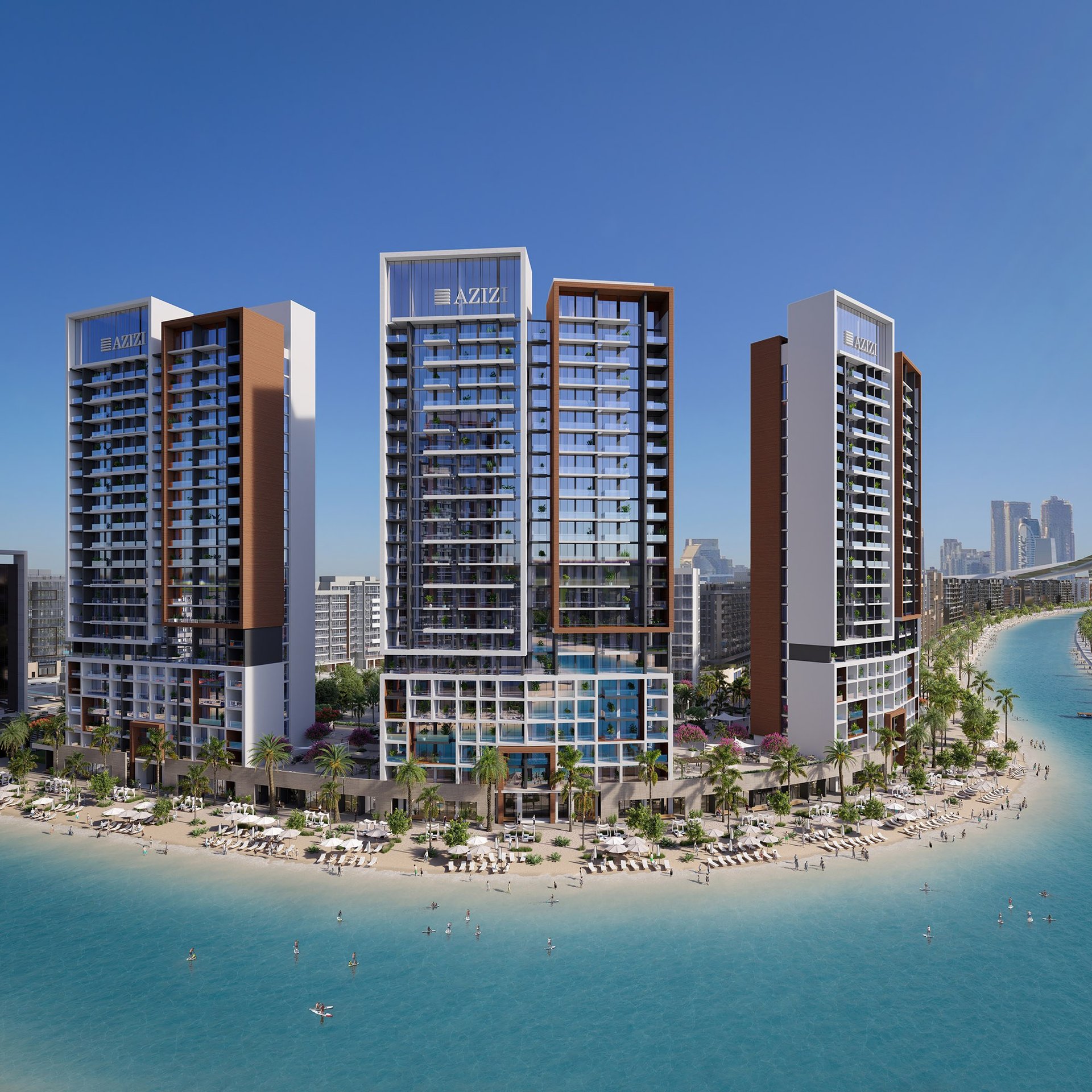 Azizi Riviera Beach Front A