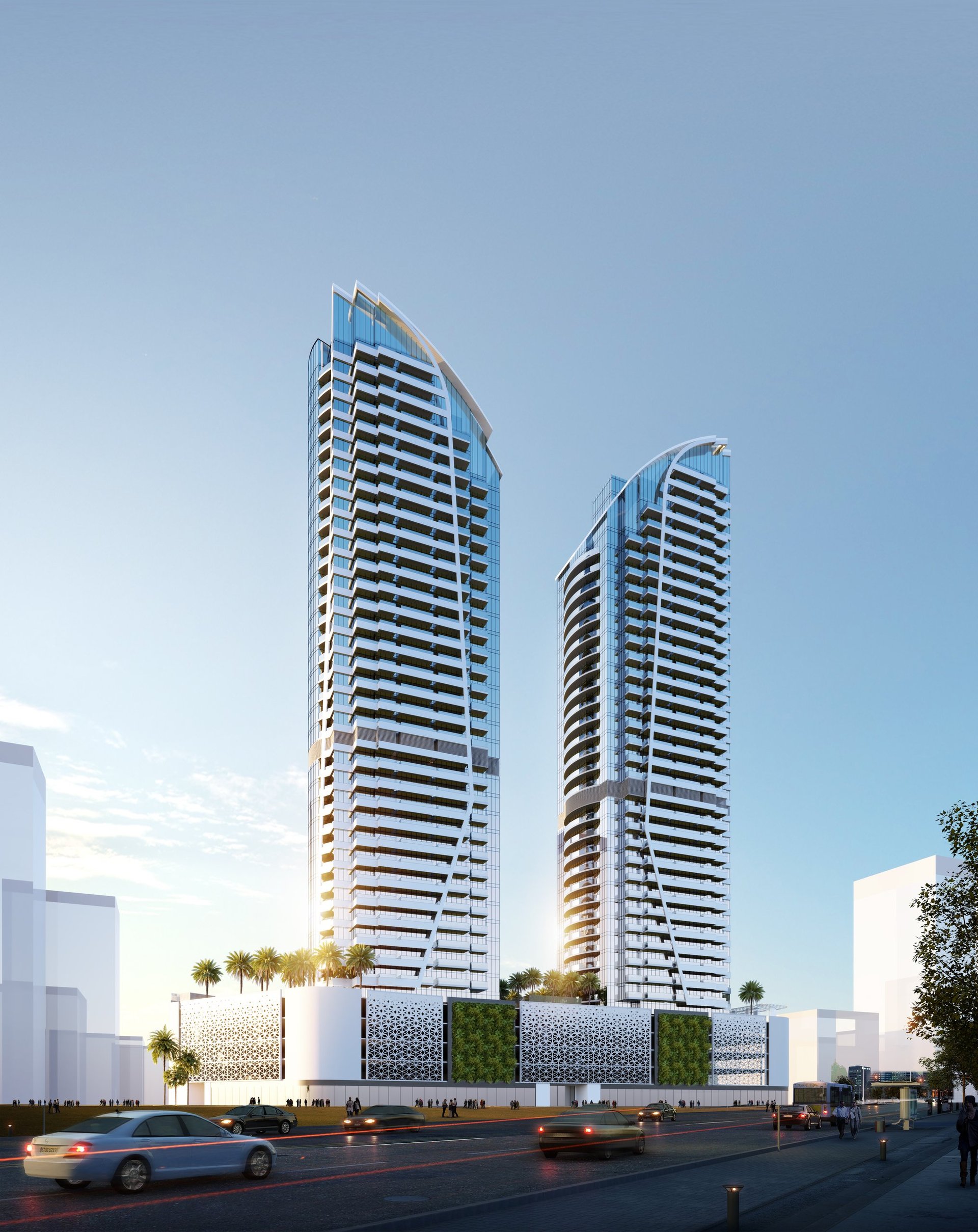 Red Square Towers